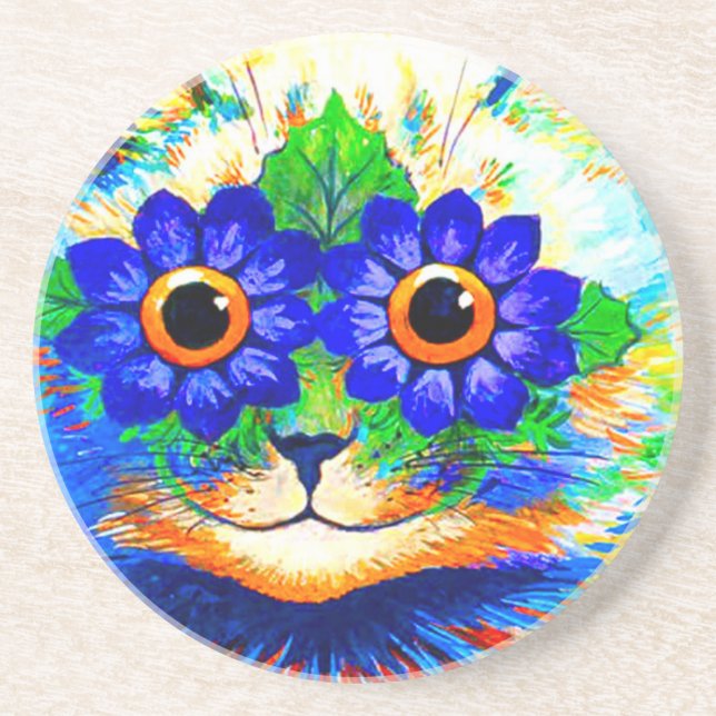 Porta-copos Olhos de Flor de Gato (Frente)