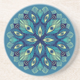 Porta-copos Olhos Psicodélicos Estranhos Azul