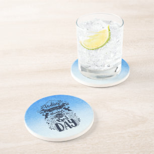 Porta-copos Ombre Blue e White Dive em matizes sonhadoras