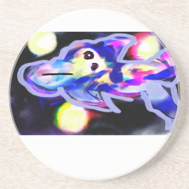 Porta-copos Onda de golfinho (Frente)