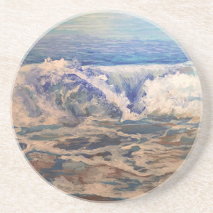 Porta-copos ondas