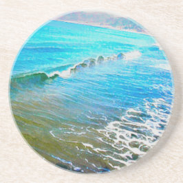 Porta-copos Ondas de Aquarela