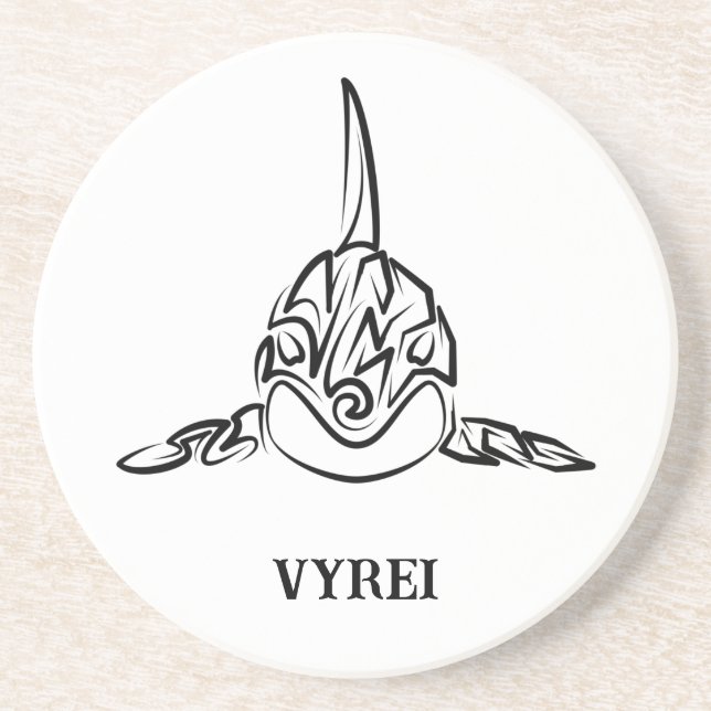 Porta-copos Orca Tribal Negra (Frente)