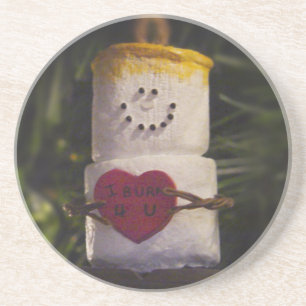 Porta-copos Ornamento da cara de S'mores