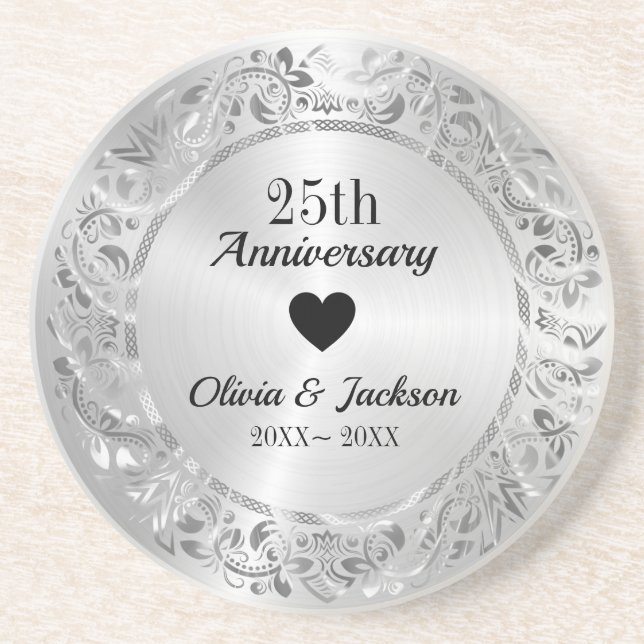 Porta-copos Ornamento Floral (Frente)