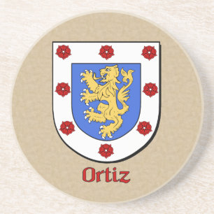 Porta-copos Ortiz Heraldic Shield