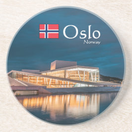 Porta-copos Oslo Noruega Souvenir