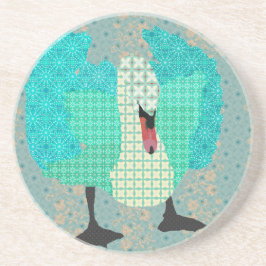 Porta copos ostentoso do azul da cisne II