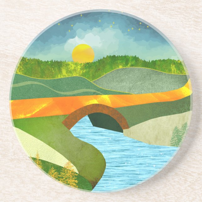 Porta-copos Ouro Road (Frente)