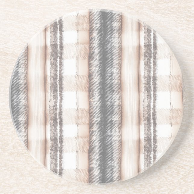 Porta-copos Outono de Coração e Thread (Frente)