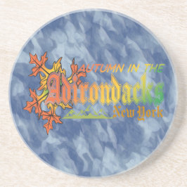 Porta-copos Outono em Adirondacks New York Blue Sky Bckgrd