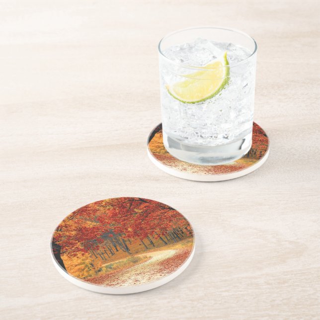 Porta-copos outono na floresta (Lateral)