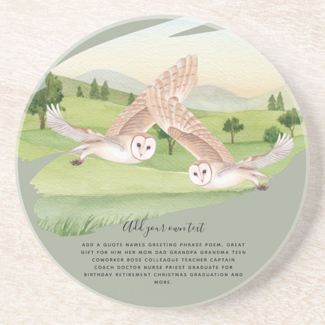 Porta-copos OWL GIFTS - Personalizado (Frente)