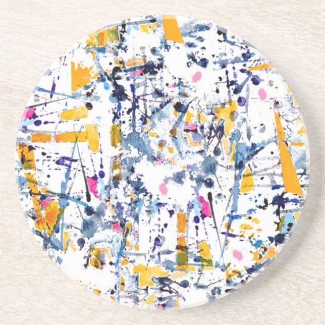 Porta-copos padrão abstrato (Frente)