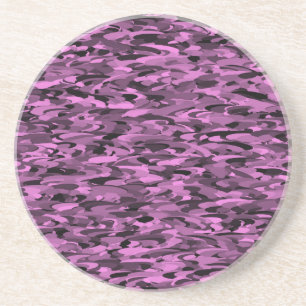 Porta-copos Padrão Abstrato Roxo Preto
