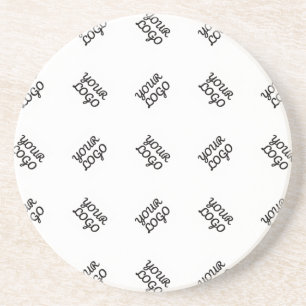 Porta-copos Padrão Alternado de Logotipo ou Imagem Empresarial