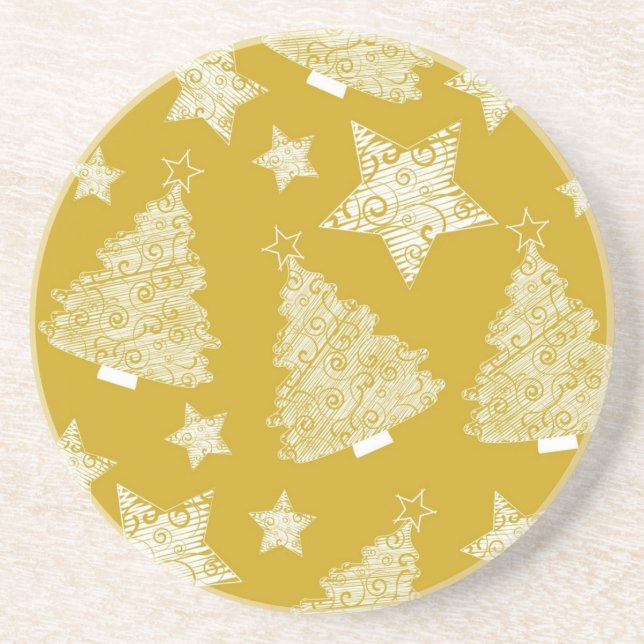Porta-copos Padrão de ano novo (Frente)