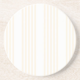 Porta-copos Padrão de cinco faixas bege e branco