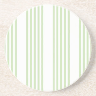 Porta-copos Padrão de cinco faixas verde-claro e branco