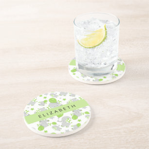 Porta-copos Padrão De Elefantes, Elefantes Bonitos, Seu Nome