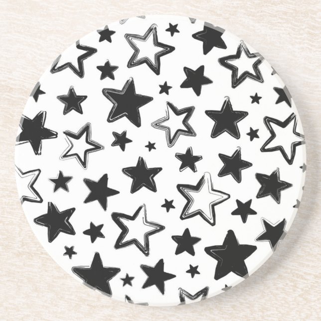 Porta-copos Padrão de estrelas (Frente)
