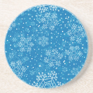 Porta-copos Padrão de flocos de neve