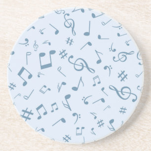 Porta-copos Padrão de música