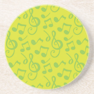 Porta-copos Padrão de música