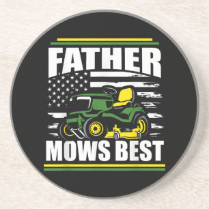 Porta-copos Padre Mows Best Funny Lawn Mower American Flag Fa
