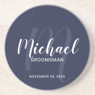 Porta-copos Padrinhos de casamento Personalizados de Script Mo