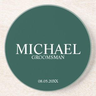 Porta-copos Padrinhos de casamento Personalizados do Emerald G