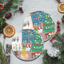 Porta-copos Página inicial da ilustração de feriados