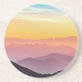 Porta-copos Paisagem Montanha no Sunset