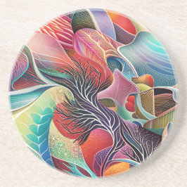 Porta-copos Paisagem Surreal