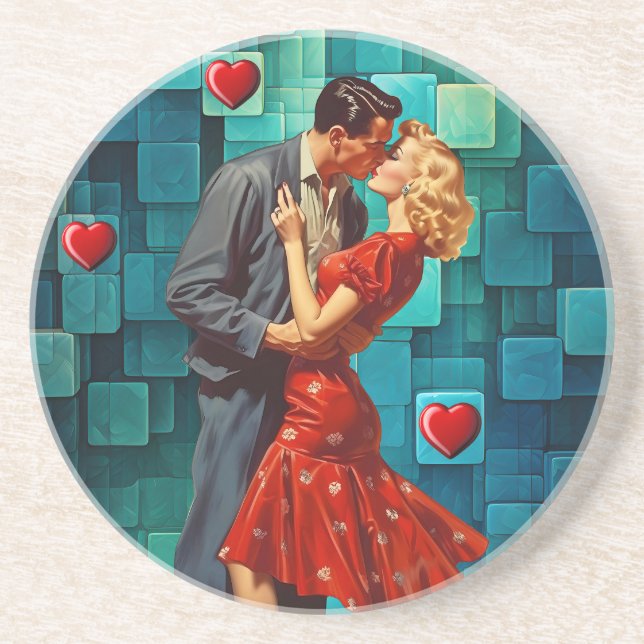 PORTA-COPOS PAIXÃO DE VALENTINE VINTAGE (Frente)