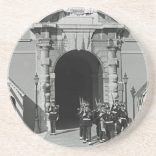 Porta-copos Palácio principesco do Principado de Mônaco vintag