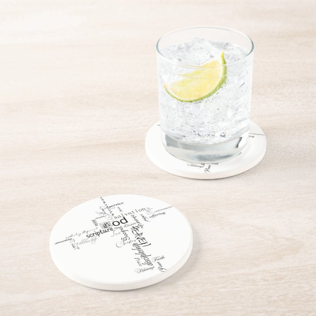 Porta-copos Palavras cristãs (Lateral)