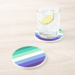 Porta-copos Paleta da bandeira de homens gays trans-inclusivos