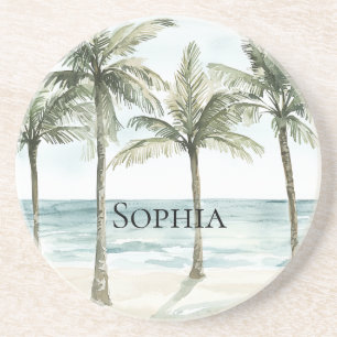 Porta-copos Palmeiras tropicais — Ocean Beach
