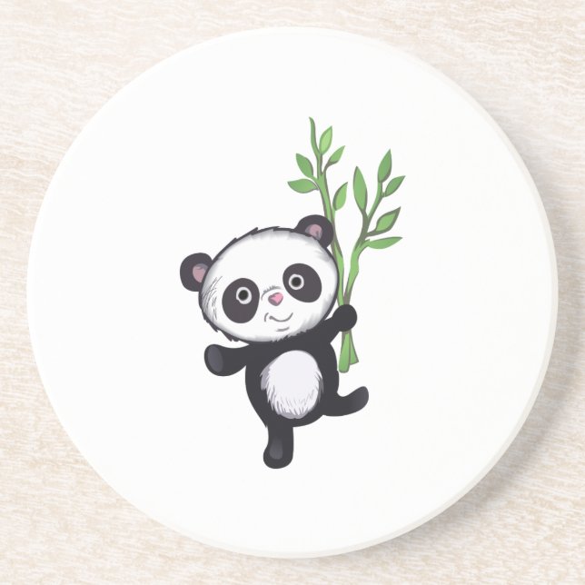 PORTA-COPOS PANDA COM BAMBOO (Frente)