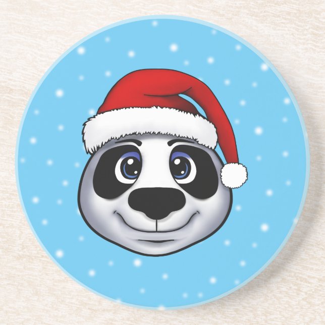 Porta-copos Panda Natal (Frente)