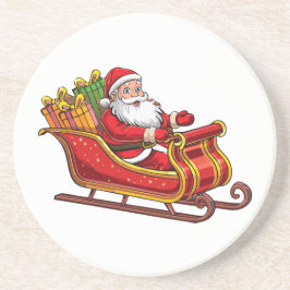 Porta-copos Papai Noel