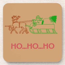 Porta copos - Papais noeis e renas