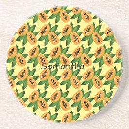 Porta-copos Papel de enrolamento de Frutas da Papaya