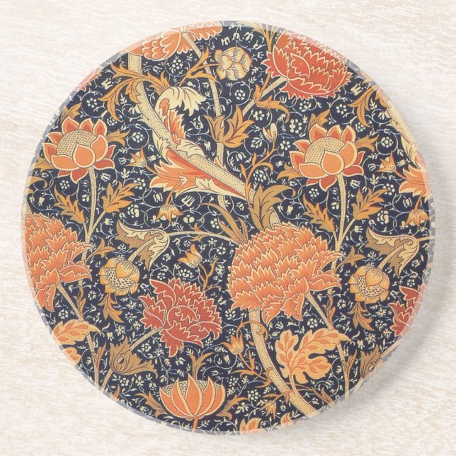 Porta-copos Papel de Parede Floral William Morris Cray (Frente)