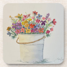 Porta copos para decoração primavera