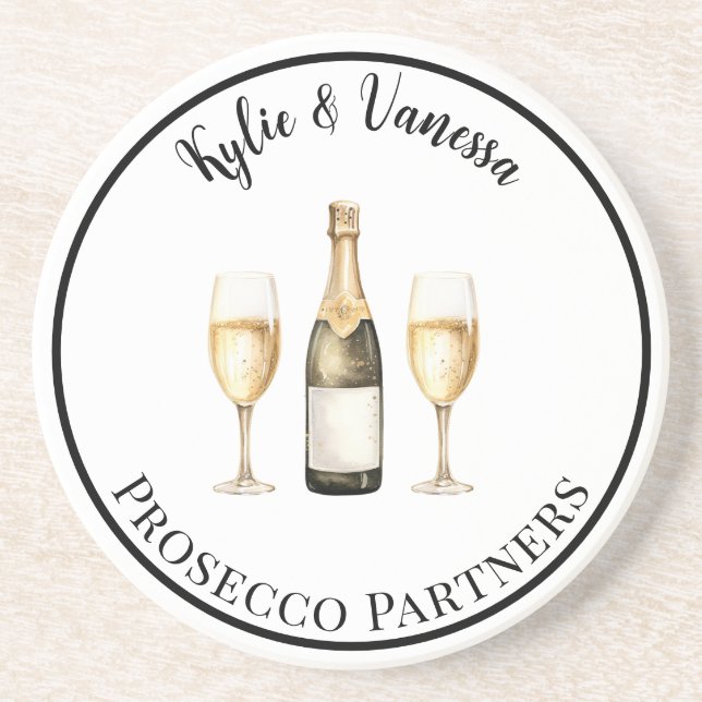 Porta-copos Parceiros do Prosecco Bebem (Frente)