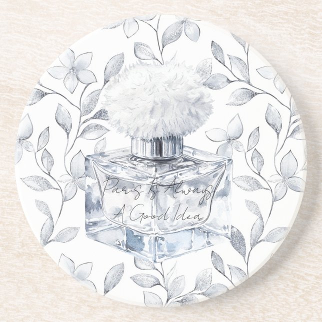 Porta-copos Paris is always a good idea perfume leaves (Frente)