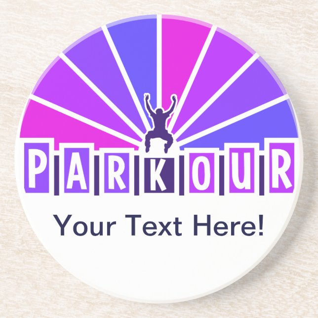 PORTA COPOS PARKOUR, personalizar (Frente)