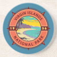 Parque Nacional das Ilhas Virgens - Emblem Retro C